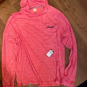 Dawgs Coral Long Sleeve Hoodie